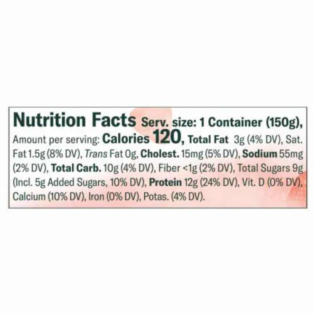 YOGURT CHOBANI LESS SUGAR MONTERREY STRAWBERRY 150 G