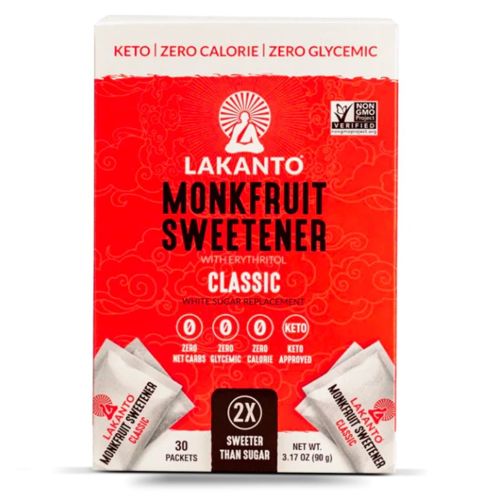 ENDULZANTE MONKFRUIT CLASSIC LAKANTO 30 SOBRECITOS