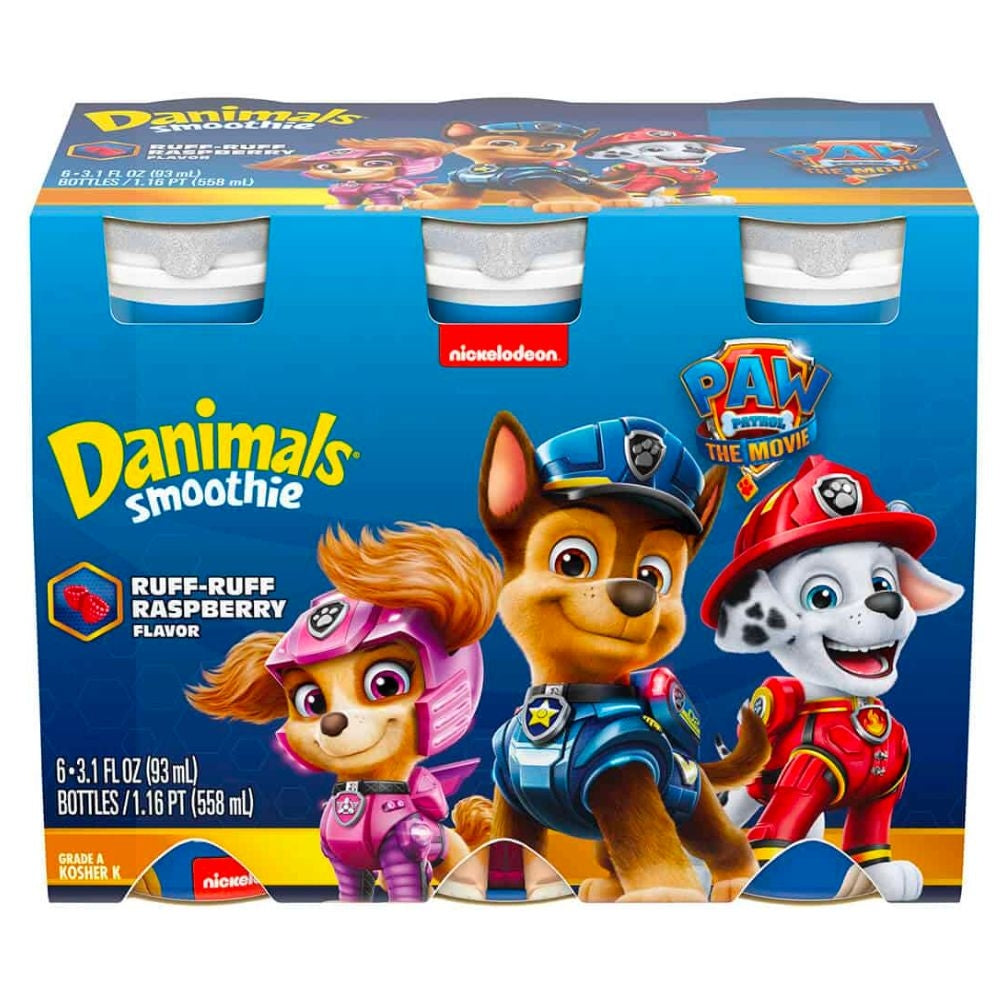 YOGURT DANIMALS DRINK RASPBERRY 18.6OZ 6 PACK