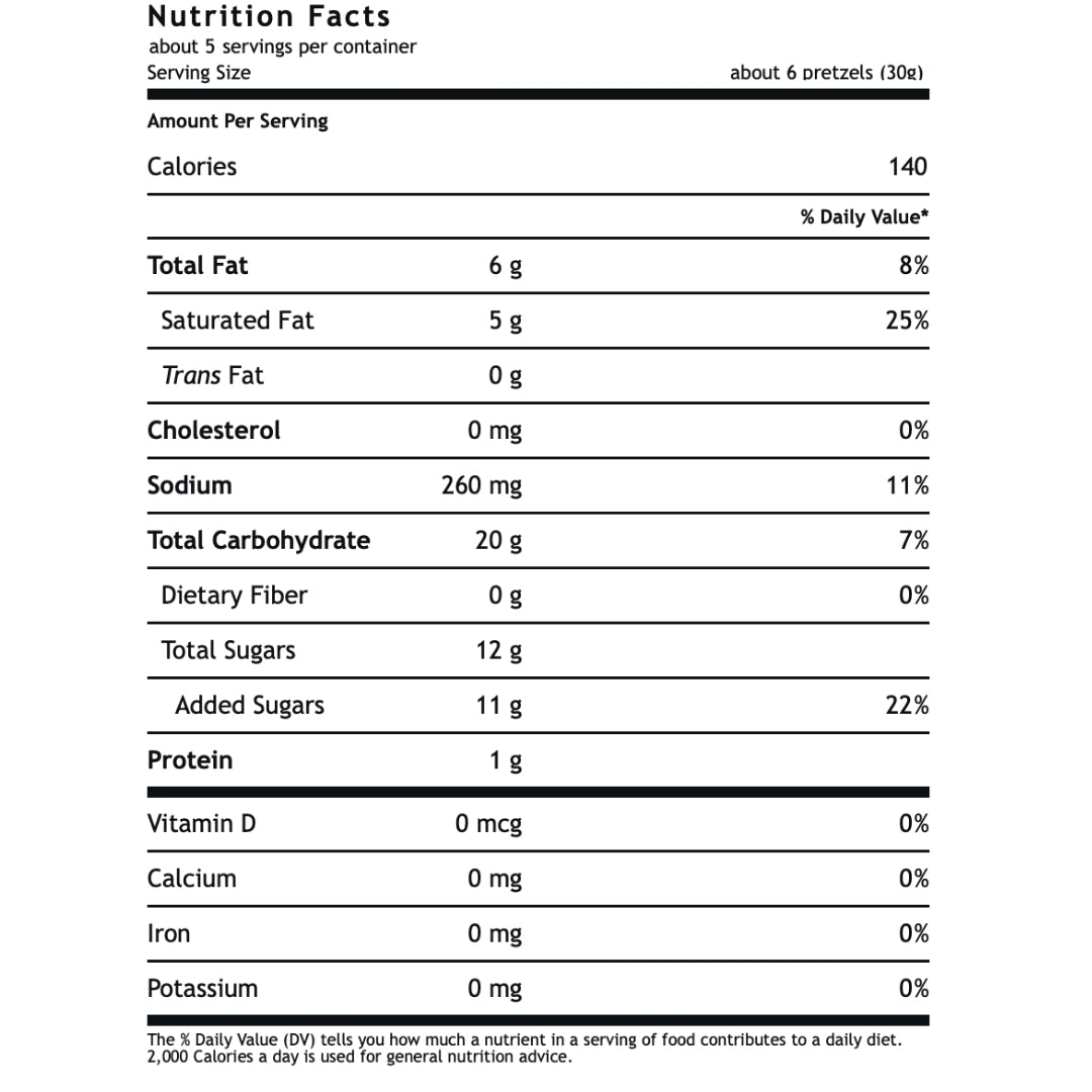PRETZELS CUBIERTO DE YOGURT GLUTINO 156 GR