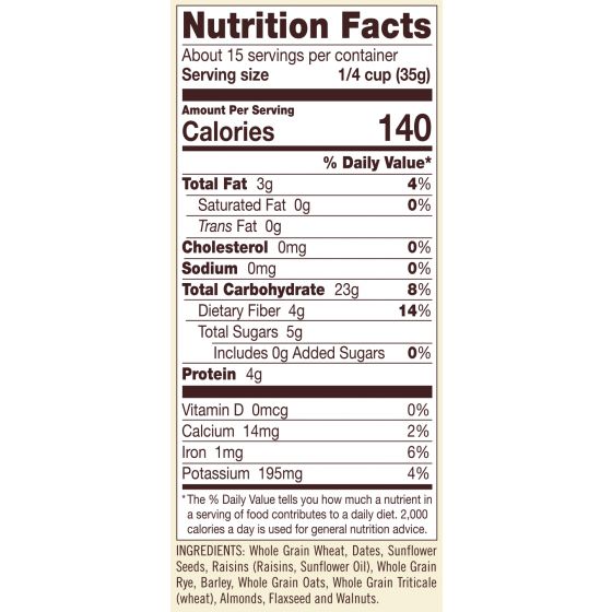 CEREAL MUESLI INTEGRAL BOBS RED MILL 18 OZ