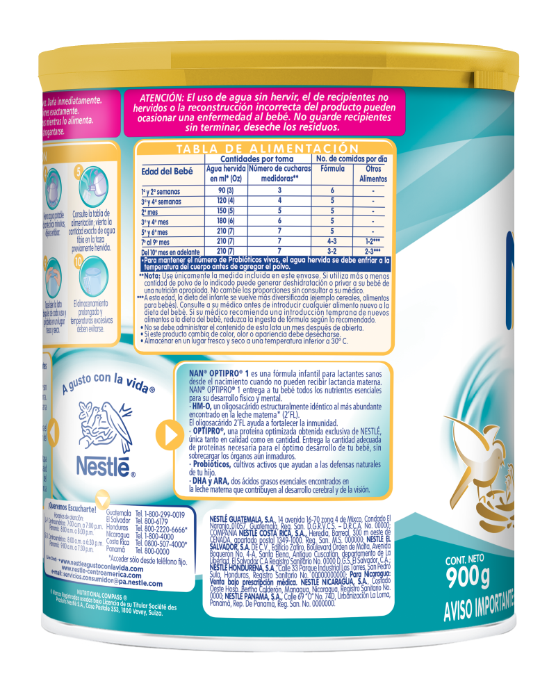 NESTLE NAN 1 OPTIPRO HM-O 900 GRS