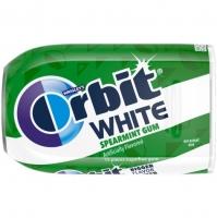 CHICLE ORBIT WHITE SPEARMINT GUM 9 UND