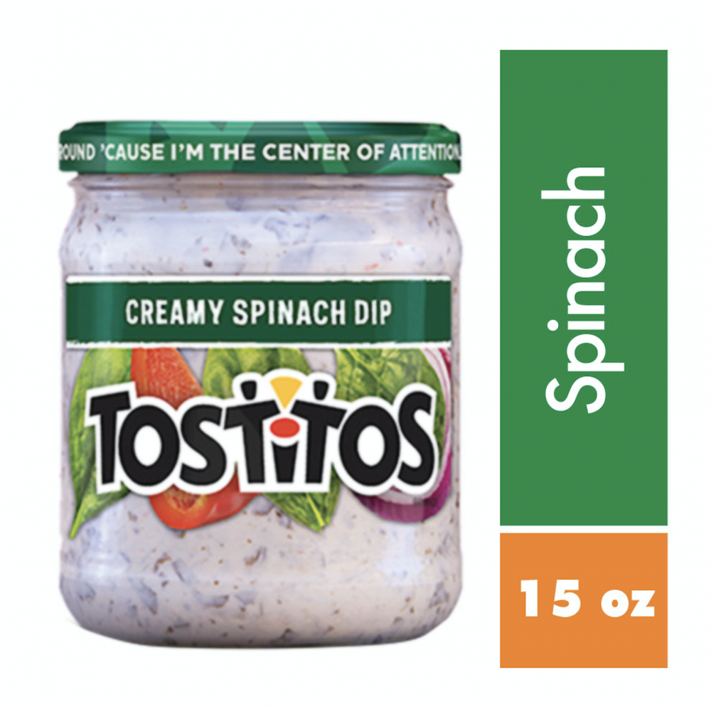 NACHOS TOSTITOS SPINACH DIP X LARGE