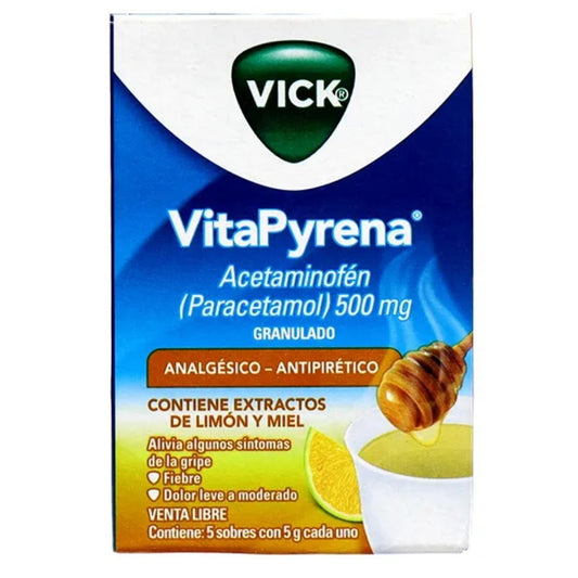 VITAPYRENA LIMON Y MIEL VICK 5 UND