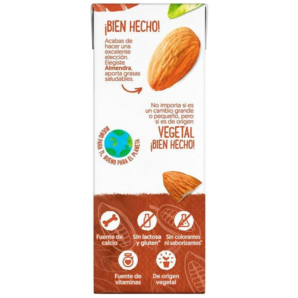 LECHE PURE ALMOND DARK CHOCOLATE SILK 8 OZ