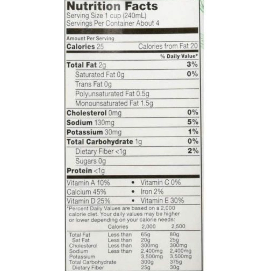 LECHE ORGÁNICA SO DELICIOUS ALMOND UNSWEETENED 32 OZ