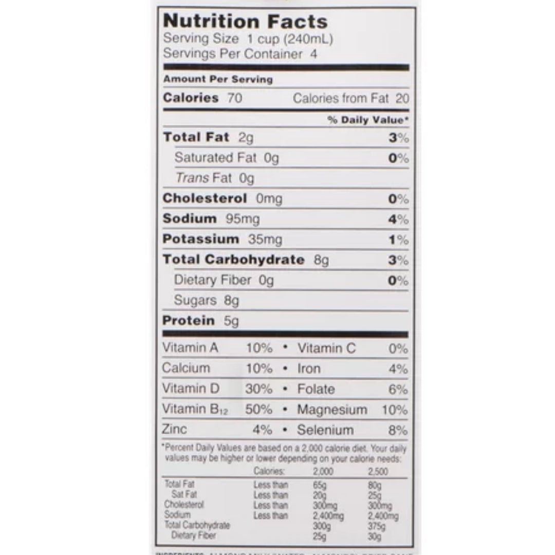 LECHE ORGÁNICA SO DELICIOUS ALMOND VAINILLA 32 OZ