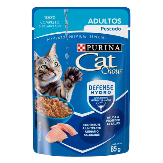 ALIMENTO CAT CHOW ADULTO PESCADO 85 GR