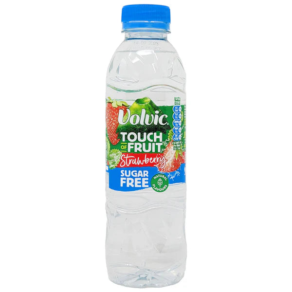 AGUA VOLVIC STRAWBERRY SUGAR FREE 500 ML
