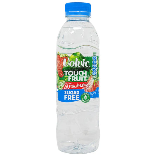 AGUA VOLVIC STRAWBERRY SUGAR FREE 500 ML