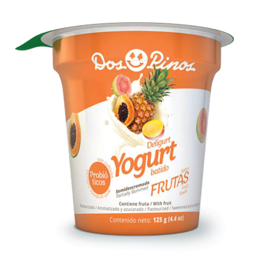 YOGURT DOS PINOS DELIGURT BAT FRUTAS 125 G