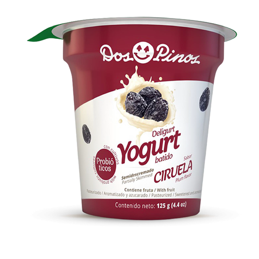 YOGURT DOS PINOS DELIGURT BAT CIRUELAS 125 G