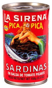 SARDINAS LA SIRENA EN SALSA DE TOMATE PICANTE 425 G