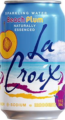 AGUA CON GAS LA CROIX BEACH PLUM LATA 12 OZ