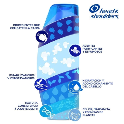 SHAMPOO HEAD & SHOULDERS CONTROL GRASA (Caspa) 375 ML