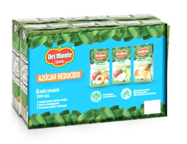 NECTAR DEL MONTE 6 PACK SURTIDO GOOD LIVING 200 ML