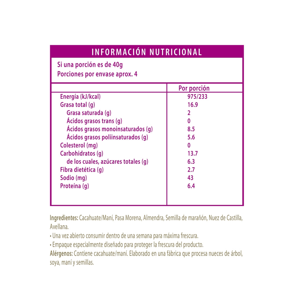 SNACKS NATURE'S HEART HAPPY HOUR MIX 170G
