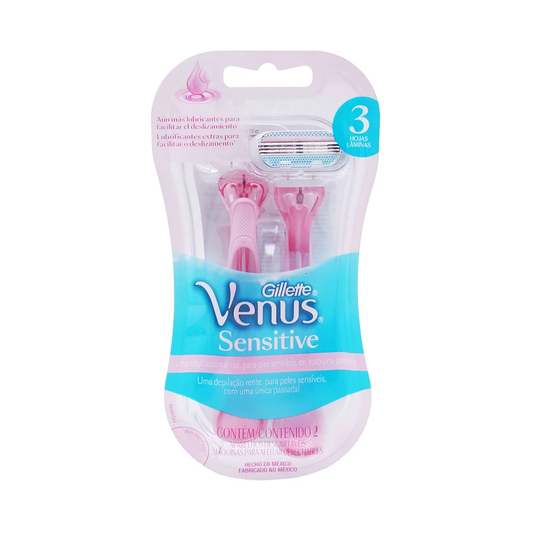 AFEITADORA FEMENINA GILLETTE VENUS SENSITIVE 2 PACK