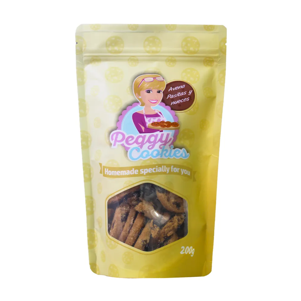 PEGGY COOKIES AVENA PASAS Y NUECES 200 GR