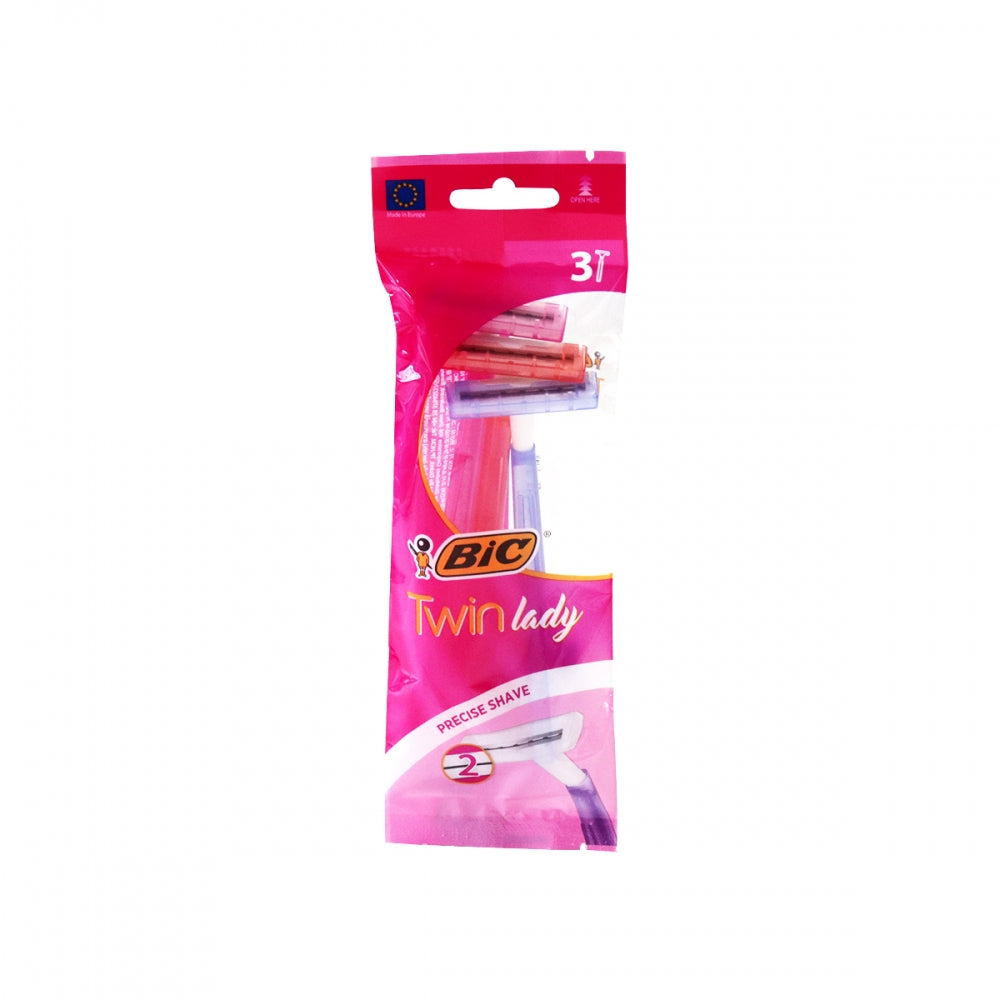 RASURADORA BIC TWIN LADY 3 UNIDADES