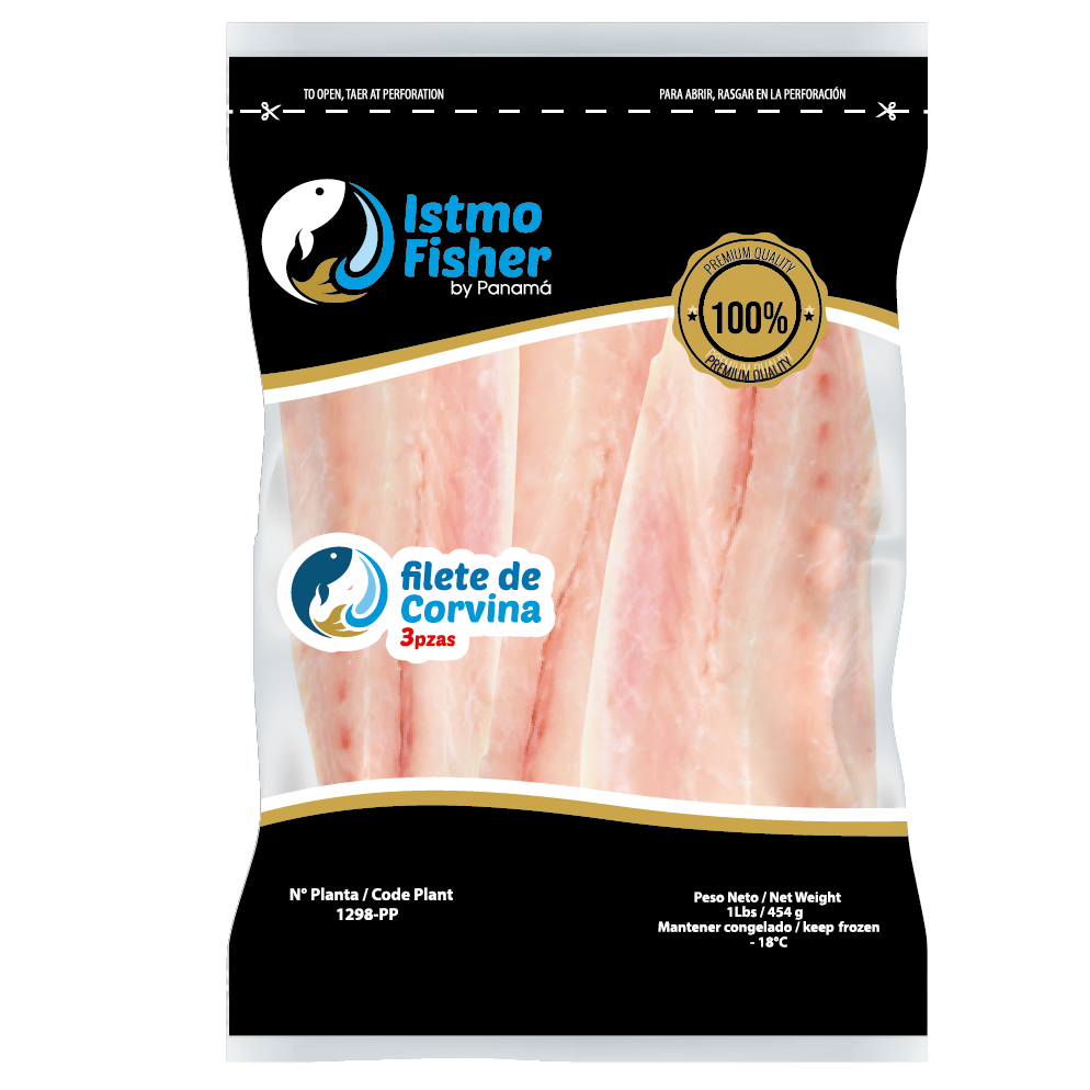 FILETE DE CORVINA ISTMO FISHER 1 LB