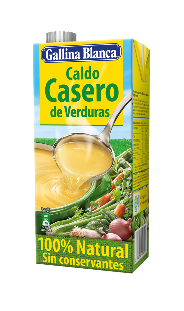 CALDO VEGETAL GALLINA BLANCA 1 LITRO