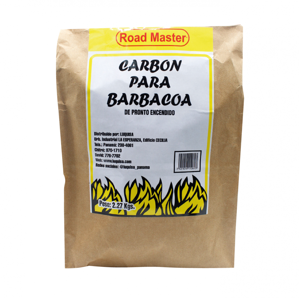 CARBÓN PARA BARBACOA DE RÁPIDO ENCENDIDO 2.27 KG