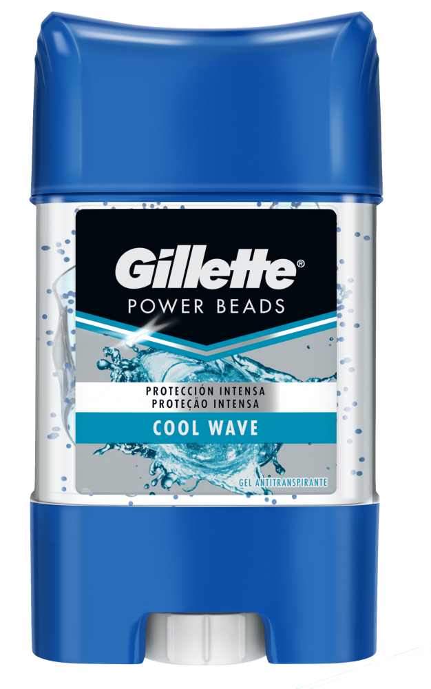 DESODORANTE GILLETTE ANTITRANSPIRANTE GEL POWER BEADS COOL WAVE 82 GR