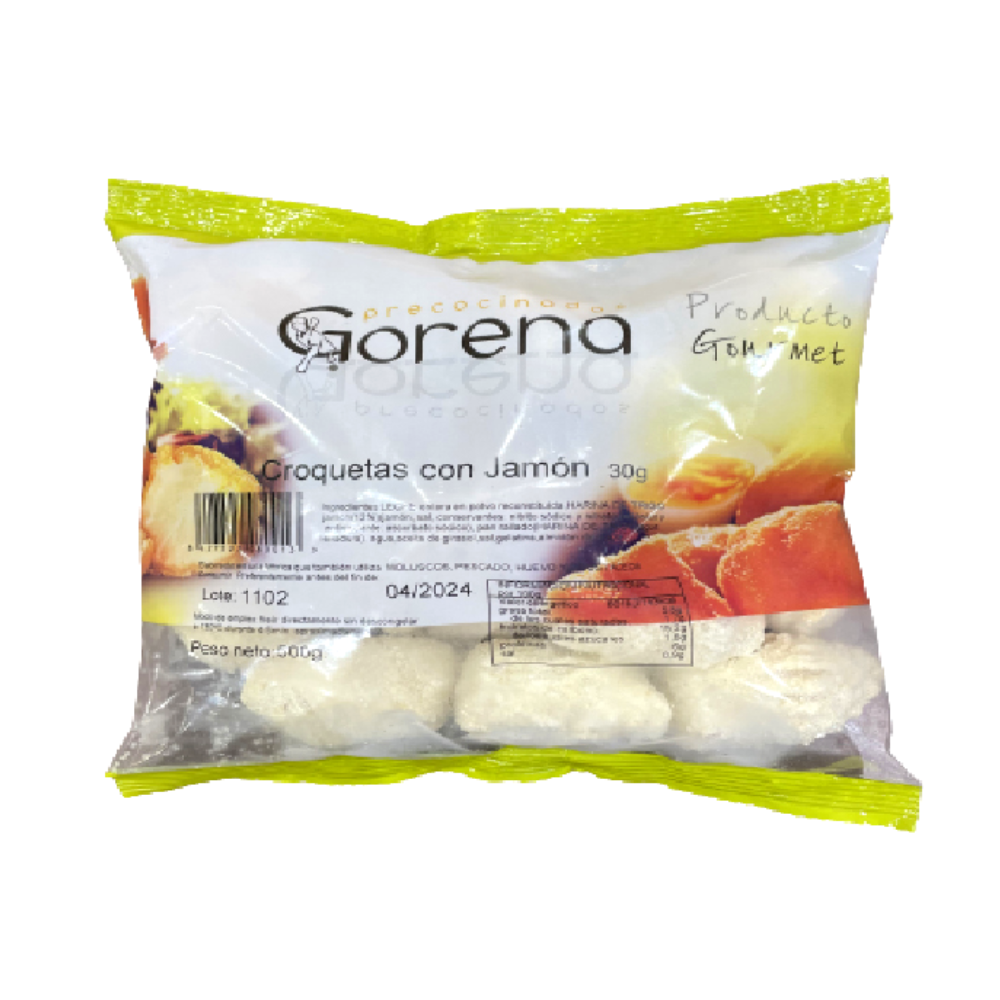 CROQUETAS GOURMET JAMON CURADO 500 GR