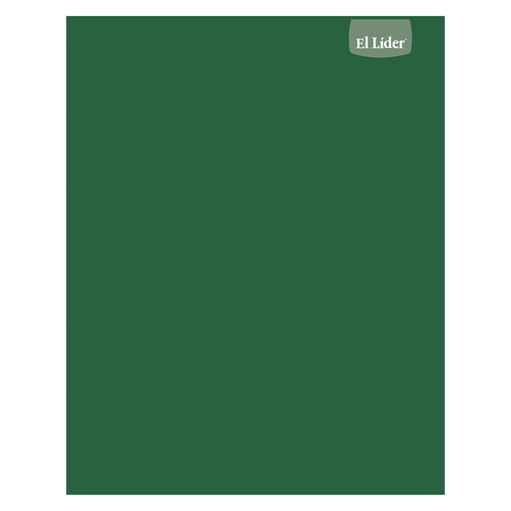 CUADERNO COCIDO GRANDE UNICOLOR EL LIDER 200 HOJAS