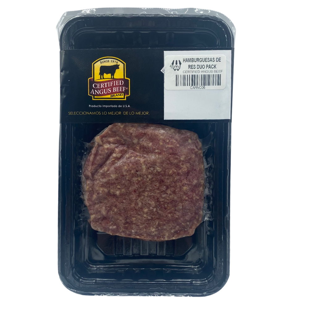 HAMBURGUESAS DE RES IMPORTADA DUO PACK 14.1 OZ