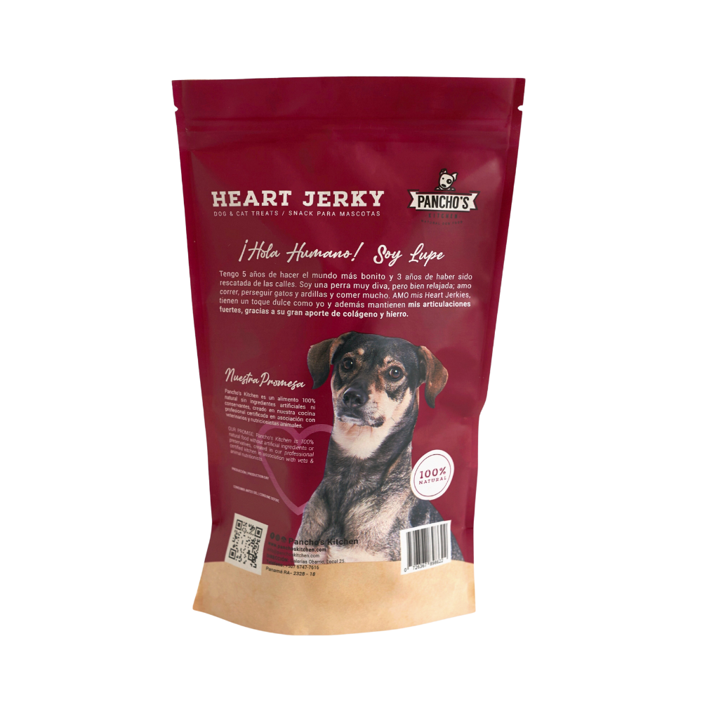 HEART JERKY PANCHOS 50 GR