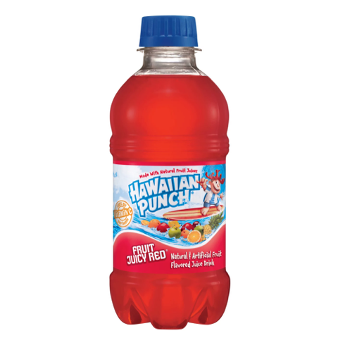 HAWAIIAN PUNCH RED FRUITY JUICE 10 OZ