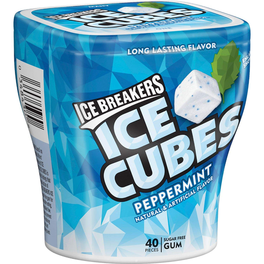 CHICLES PEPPERMINT ICE CUBES 3.24 OZ