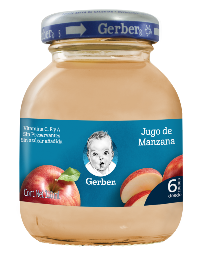GERBER JUGO MANZANA FRASCO 113 G