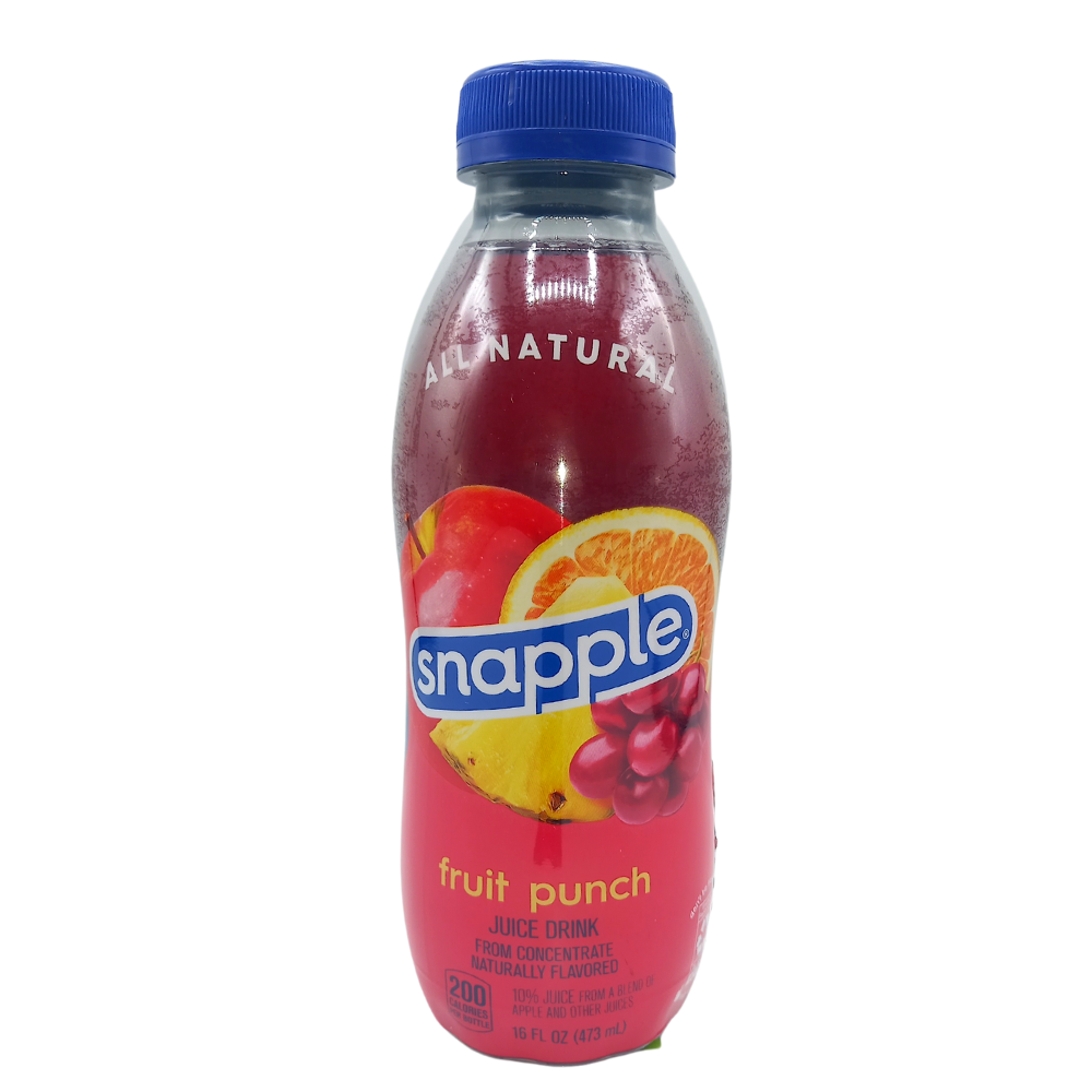 JUGO PONCHE DE FRUTAS SNAPPLE 16 OZ