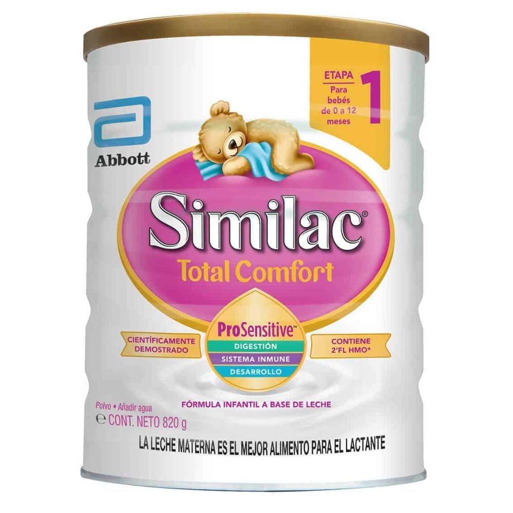 FORMULA INFANTIL SIMILAC 1 TOTAL CONFORT 820 GR