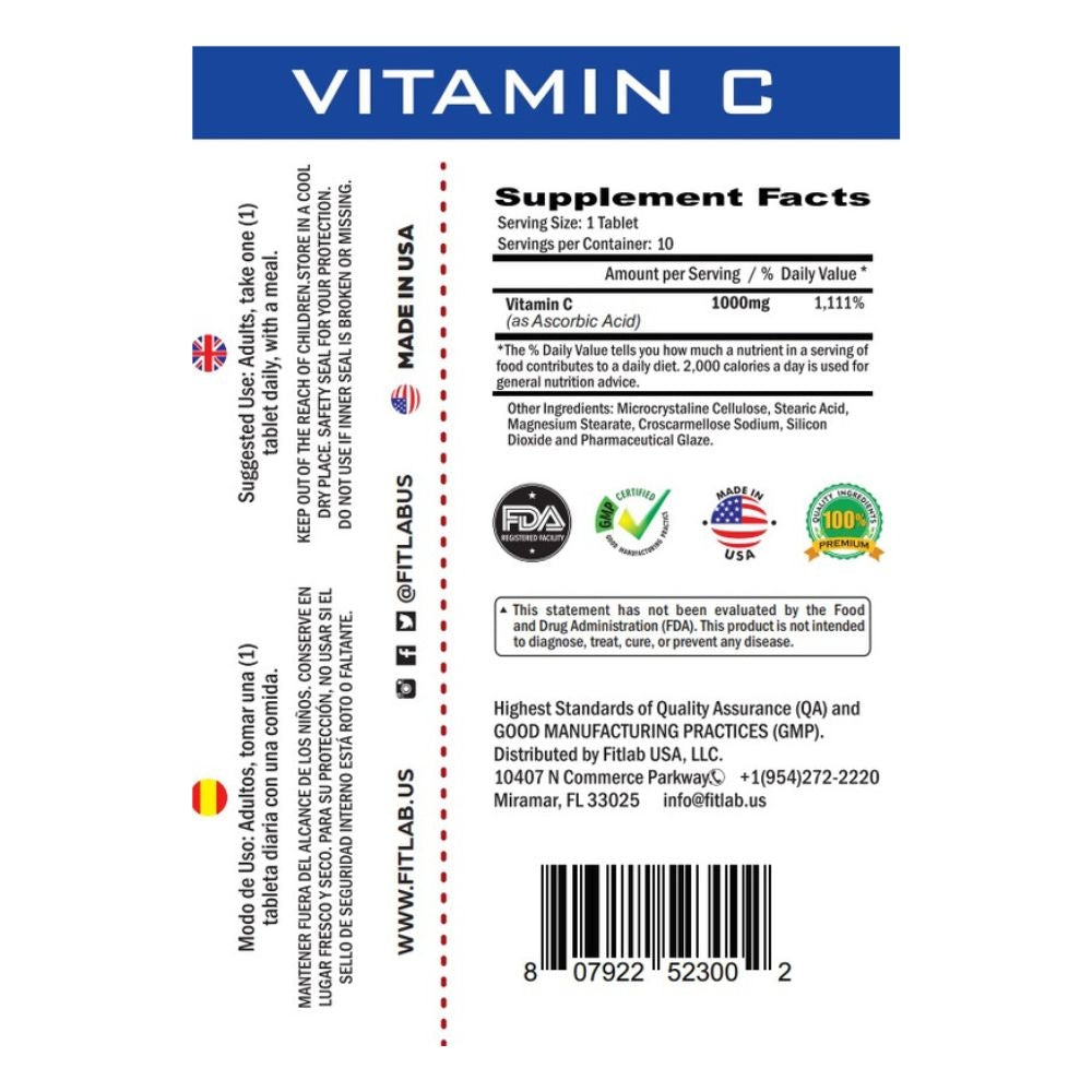 VITAMINA C FIT LAB 10 UND