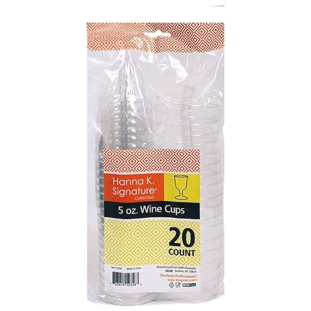 COPA DE VINO PLASTICA 5 OZ - 20 UND