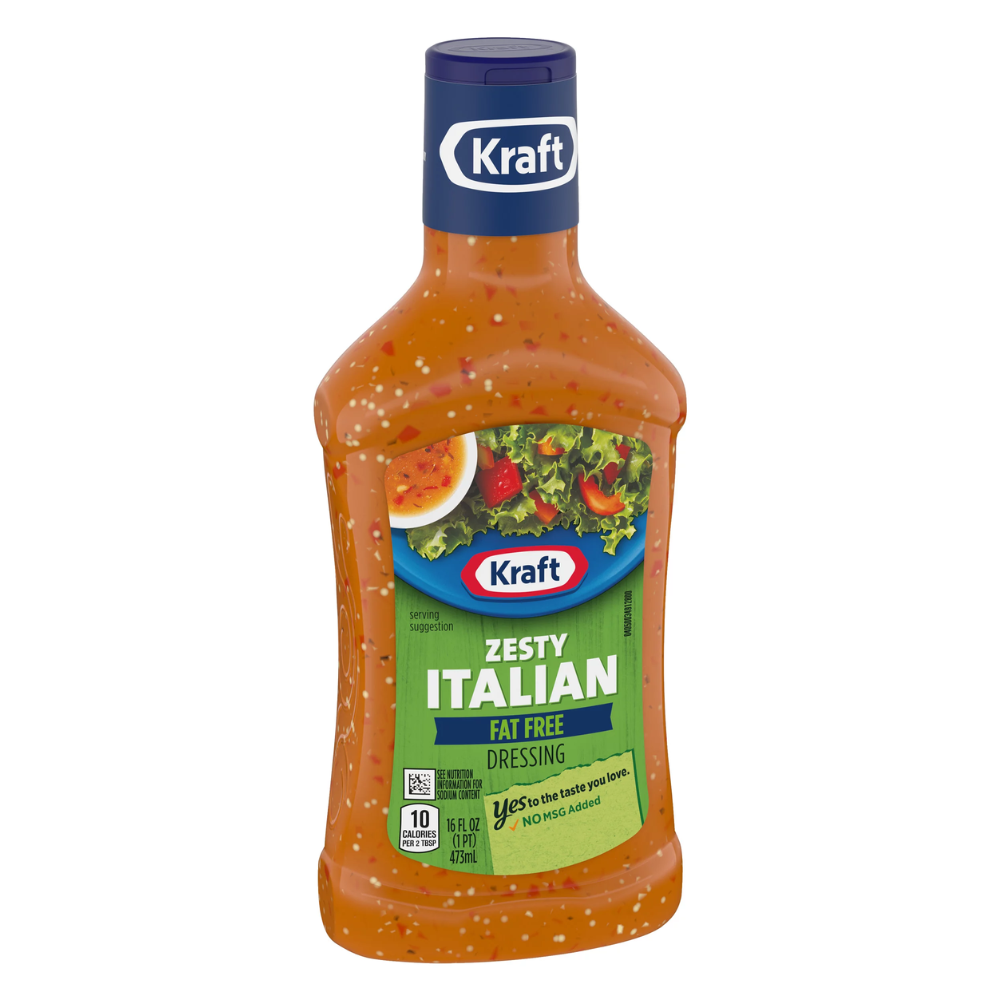 KRAFT DRESSING ZESTY ITALIAN FAT FREE 16 OZ