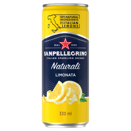 AGUA SAN PELLEGRINO LIMONATA LATA 300 ML