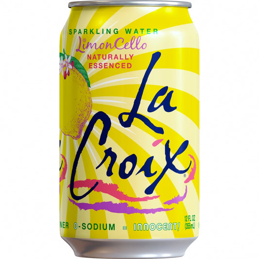 AGUA CON GAS LA CROIX LIMONCELLO LATA 12 OZ