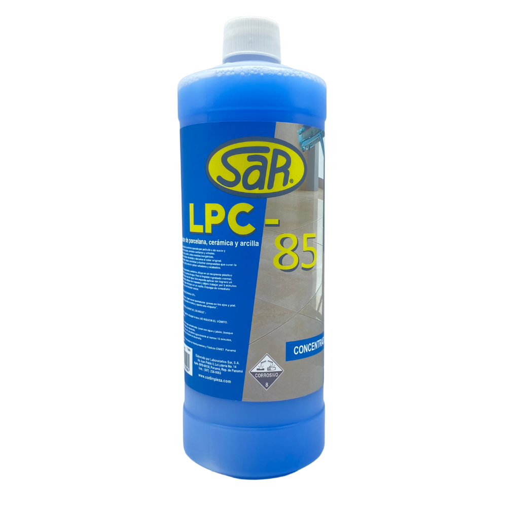 LIMPIADOR DE PORCELANA, CERÁMICA Y ARCILLA LPC-85 SAR 1 LT
