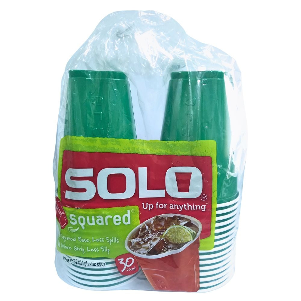 VASO VERDE SOLO CUP 18 OZ 30 UND