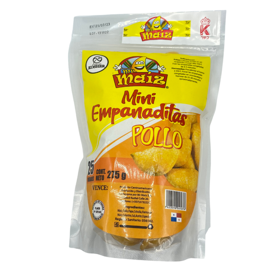 MINI EMPANADA DE POLLO MR MAIZ 25 UND
