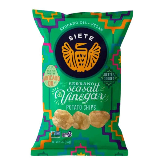 PAPAS SEA SALT & VINEGAR SIETE 156 GR