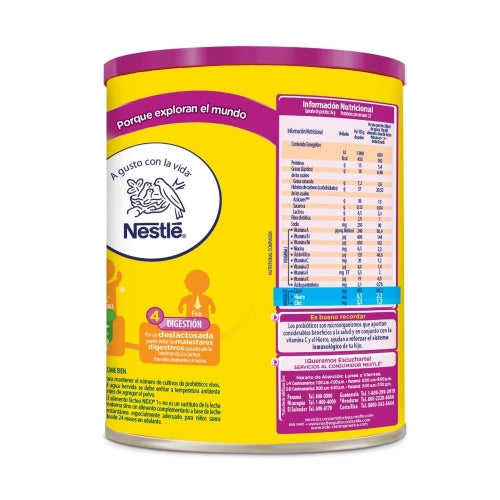 NESTLE NIDO 1+ DESLACTOSADA ALIMENTO COMPLEMENTARIO A BASE DE LECHE INSTANTANEA LATA 800G
