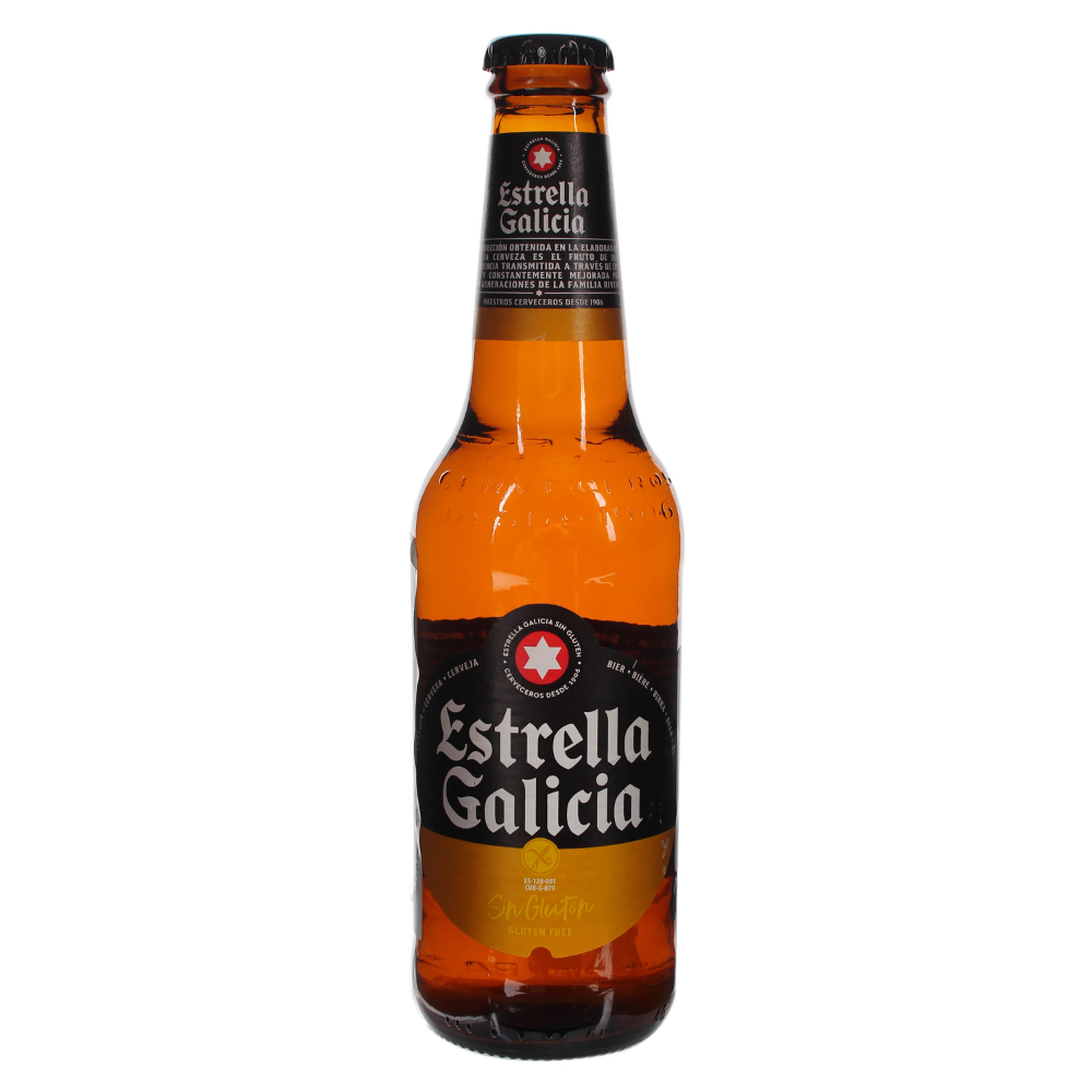 CERVEZA GLUTEN FREE ESTRELLA GALICIA 330 ML
