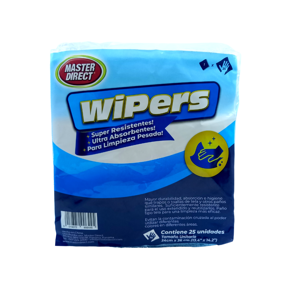 PAÑOS DE MICROFIBRA MASTER DIRECT - 25 UND